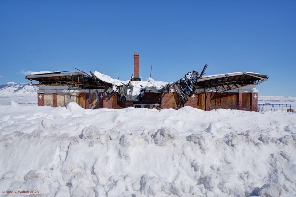 Collapsed school, Bern, Idaho