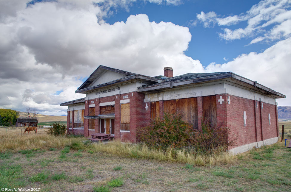 Collapsed school, Bern, Idaho