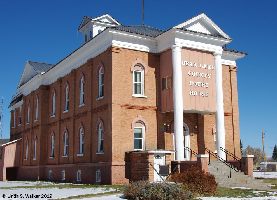 Bear Lake County courthouse, Paris, Idaho, demolished