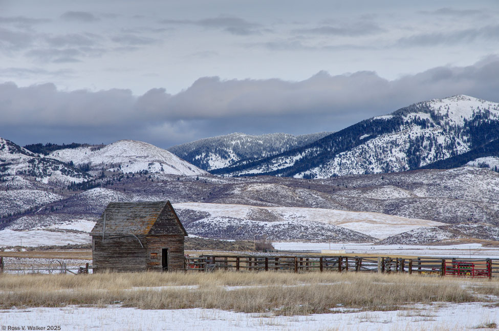 Old granary, Georgetown, Idaho