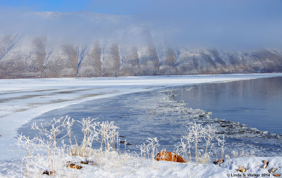 Winter transforms North Beach at Bear Lake State Park, Idaho