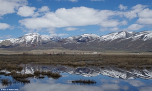 Spring snowmelt, Montpelier, Idaho