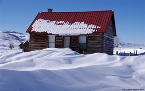 Amos Wright cabin, Bennington, Idaho