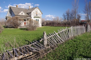 Abandoned house, St Charles, Idaho