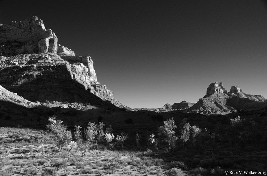 Late afternoon light in the Buckhorn Wash area, Utah