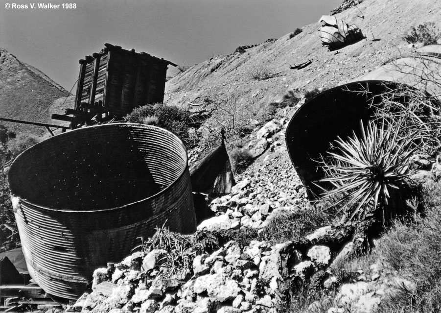 Mine Ruins, Providence Ghost Town, East Mojave Desert, California