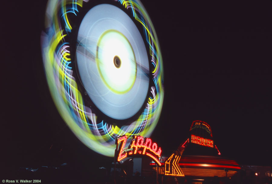 Carnival rides, Bear Lake County Fair, Montpelier, Idaho