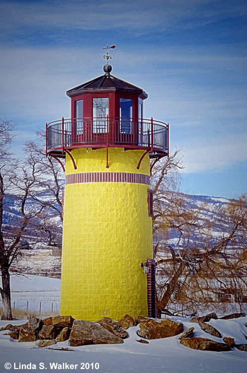 Lighthouse, Garden City, Utah, Pentax toy camera filter