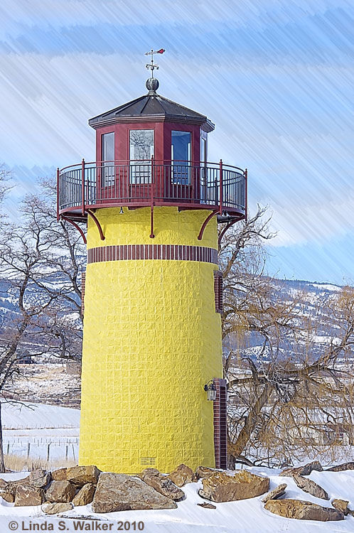 Lighthouse, Garden City, Utah, Pentax pastel filter