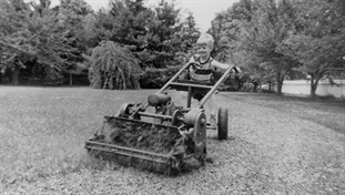 Ross on mower