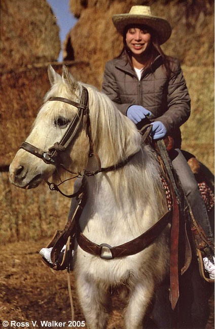 Eri Yasukawa on a horse