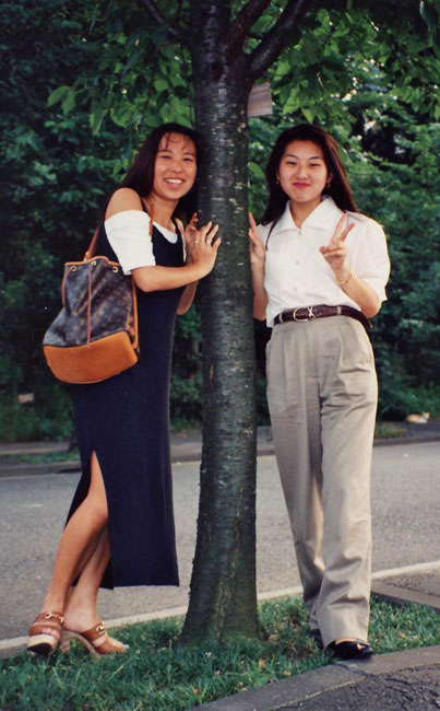 Eri and Ryoko, who visited us in Alameda