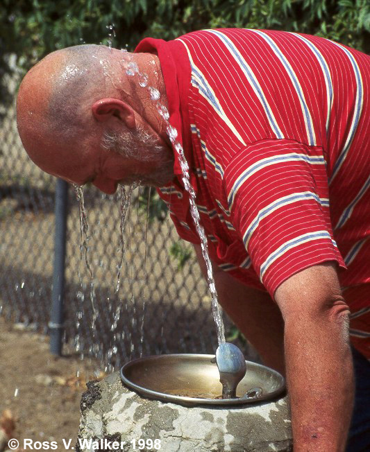 Cooling off, Independence, California.