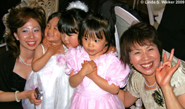 Children at the Eri and Koumei Suzuki wedding, Urayasu, Japan