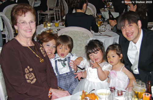 Children at the Eri and Koumei Suzuki wedding, Urayasu, Japan