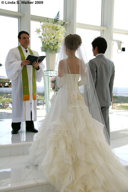 Wedding ceremony at Art Grace Wedding Coast, Urayasu, Japan