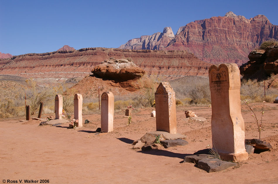 Pioneer cemetery, Grafton, Utah