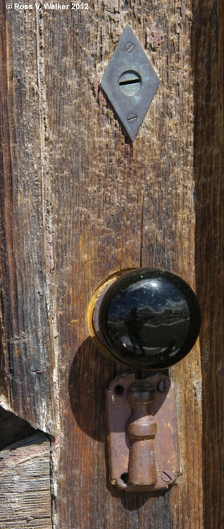 Doorknob at Bodie, California ghost town