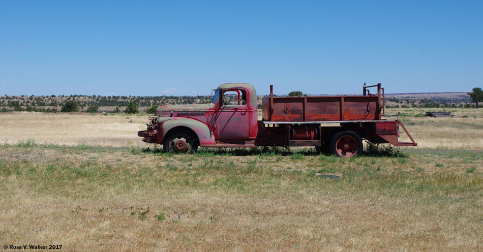 Shaniko Fire Department truck, Shaniko, Oregon