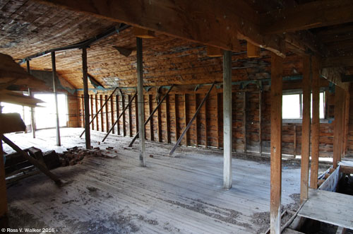 Ghost town interior, Gilmore, Idaho.