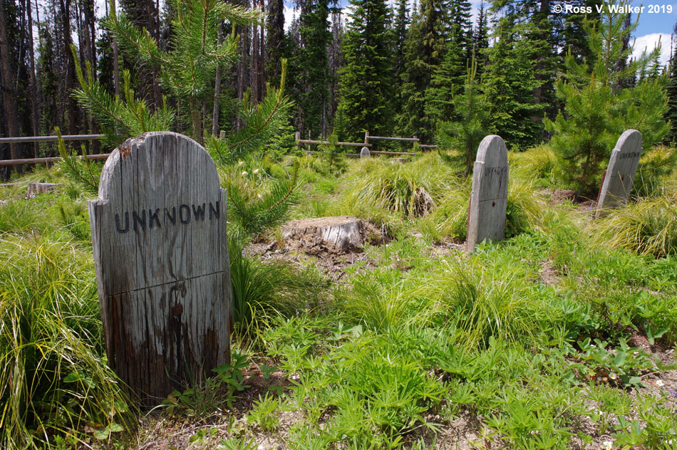 Florence, Idaho ghost town cemetery