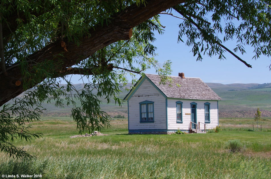 Restored Loveland / Simons house, Chesterfield, Idaho