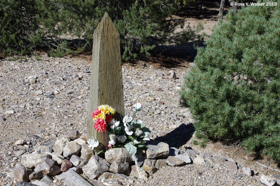Anonymous cemetery obelisk, Osceola, Nevada