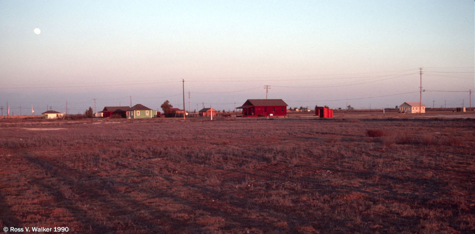 Restored buildings at Colonel Allensworth State Historic Park, California