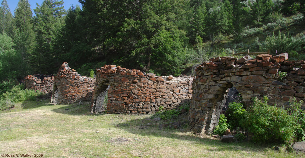 Charcoal kilns, Bayhorse, Idaho