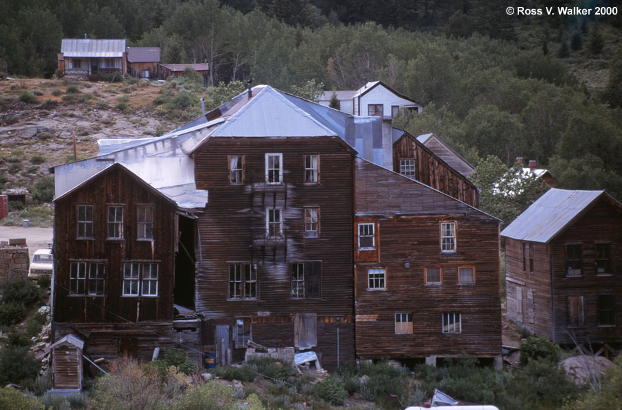 The back of the Idaho Hotel, Silver City, Idaho