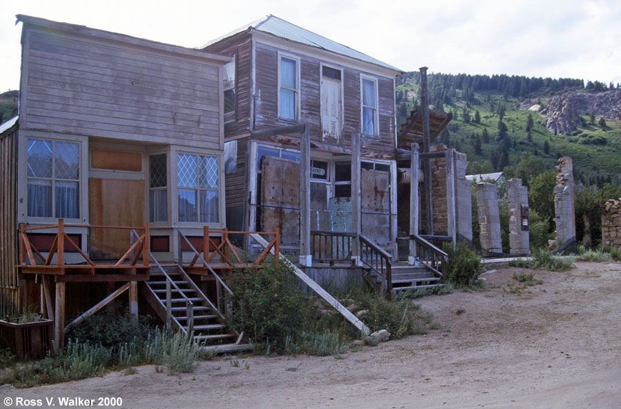 Silver Slipper and Getchell Drug Store, Silver City, Idaho