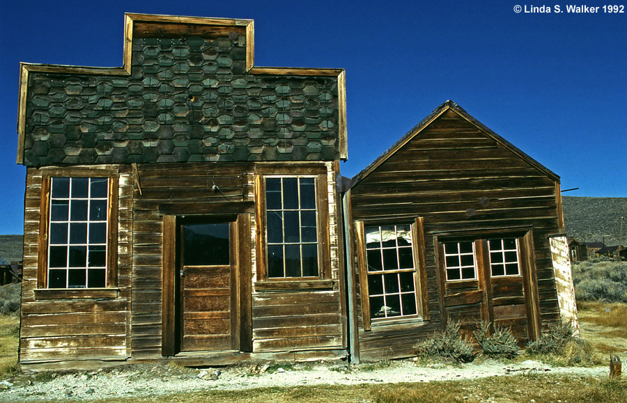 Sam Leon bar and barbershop, Bodie, California