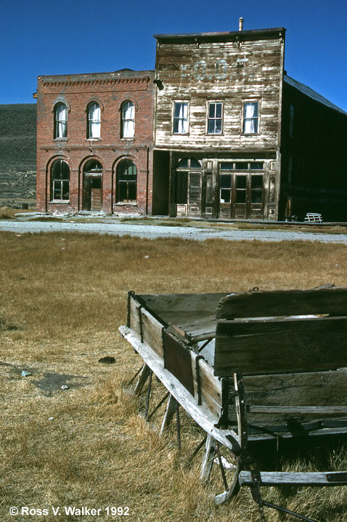 I.O.O.F. hall and Dechambeau hotel, Bodie, California