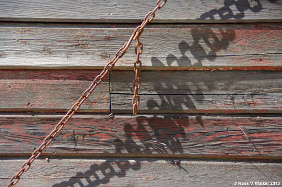 Chain shadow in Burke, Idaho