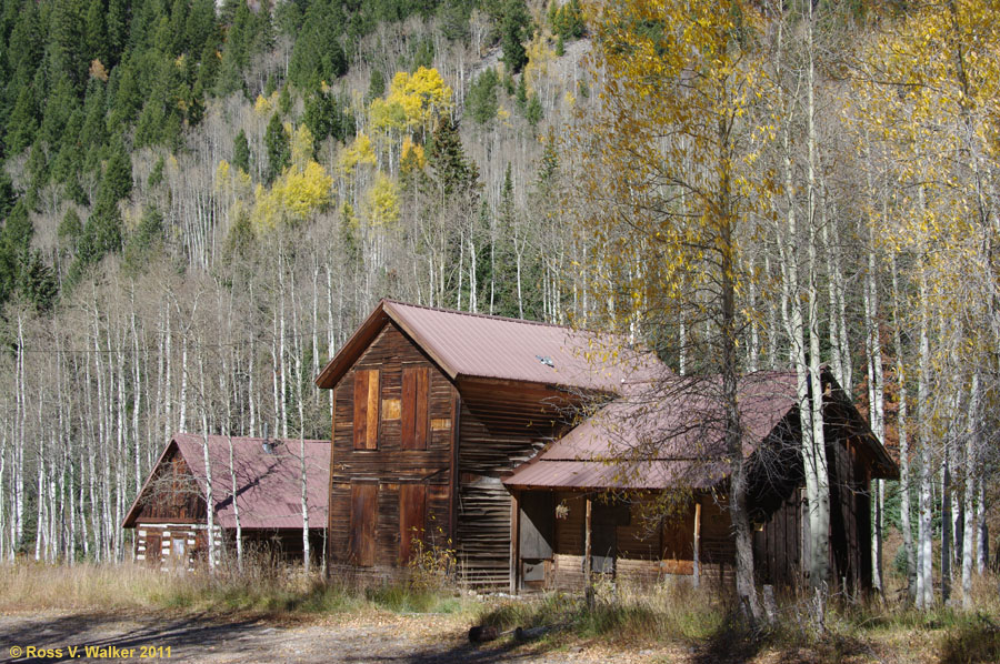 Ghost town houses, Crystal, Colorado