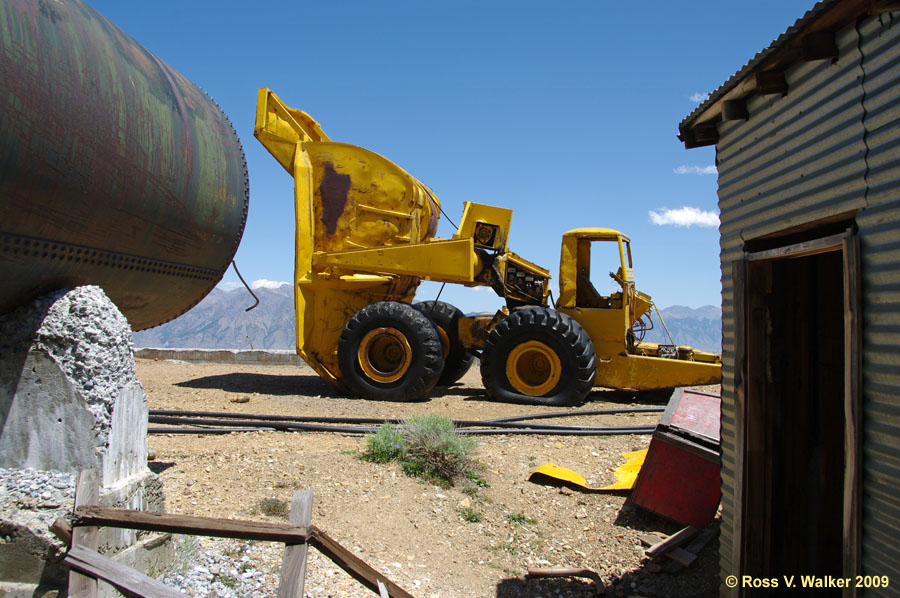 Dump truck, Darlington Mine, White Knob Mountain, Idaho