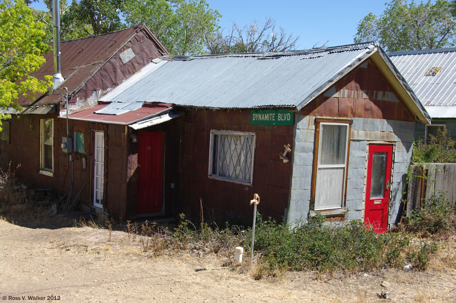 Dynamite Boulevard house, Tuscarora, Nevada