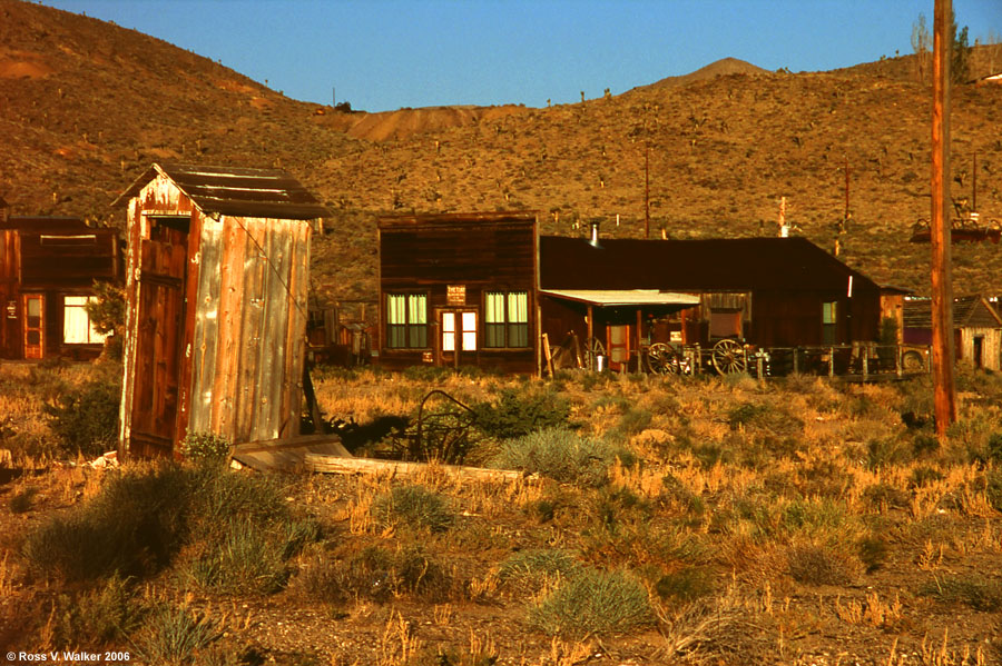 Morning light in Gold Point, Nevada