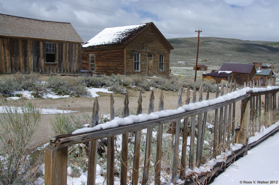 Green Street from the Conway house porch, Bodie, California