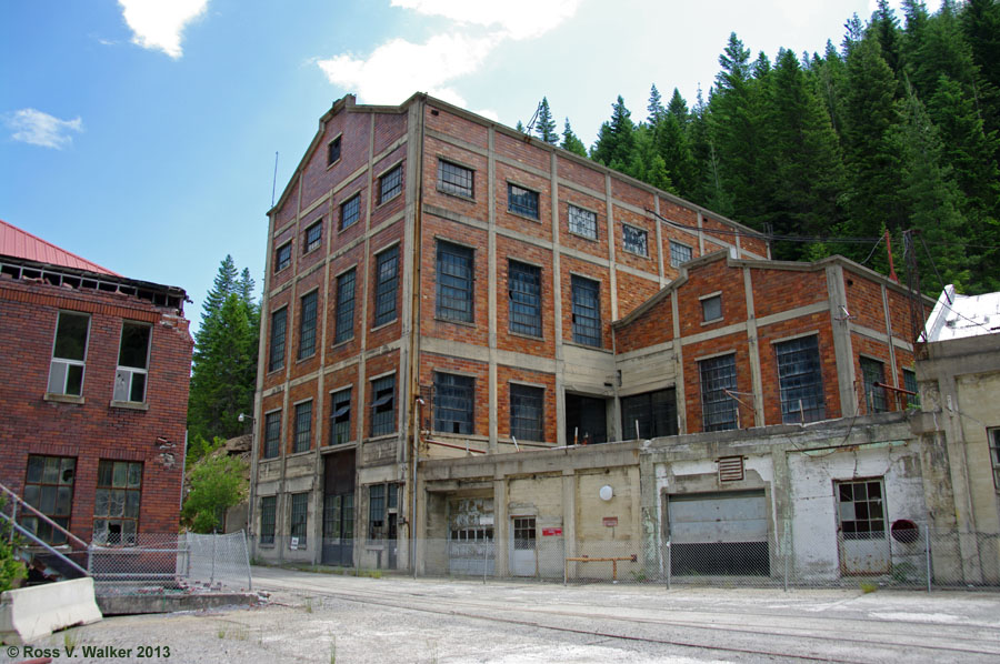 Hoist house for Hecla mining, Burke, Idaho