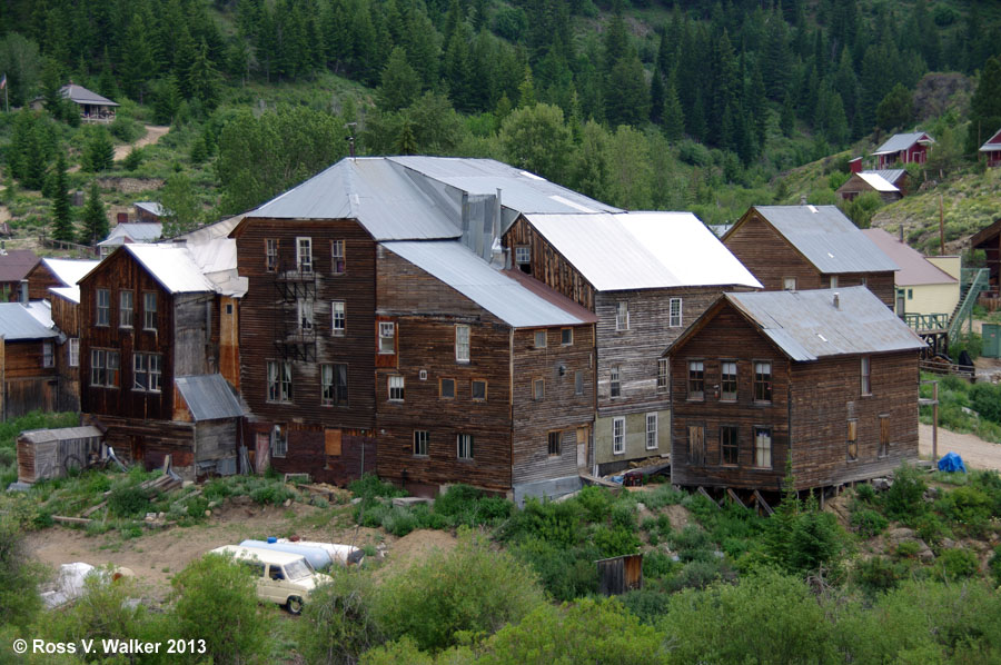 The back of the Idaho Hotel, Silver City, Idaho