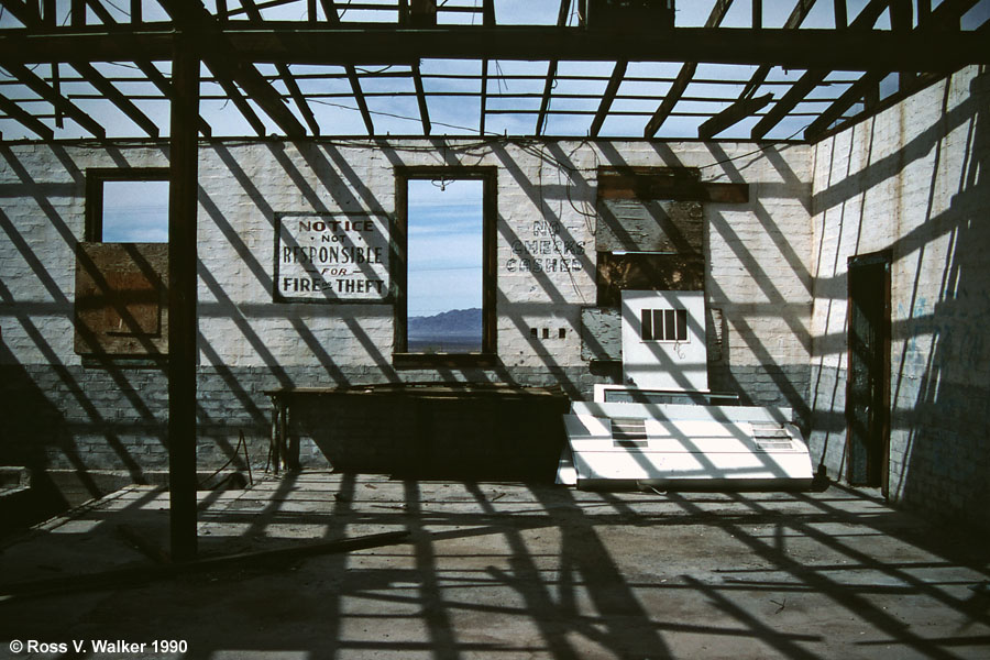 Abandoned garage, Ludlow, California