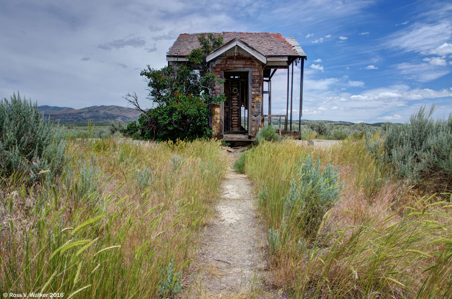 The entrance to Mary's Cafe, Strevell, Idaho.