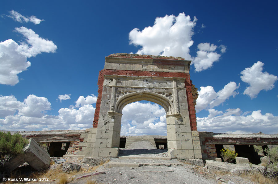 Lincoln school ruins, Metropolis, Nevada