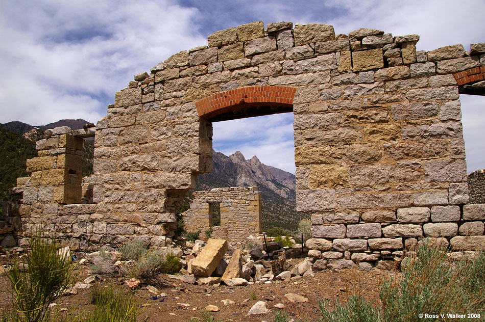 Nevada National Mill Ruins, Park Canyon, Nevada