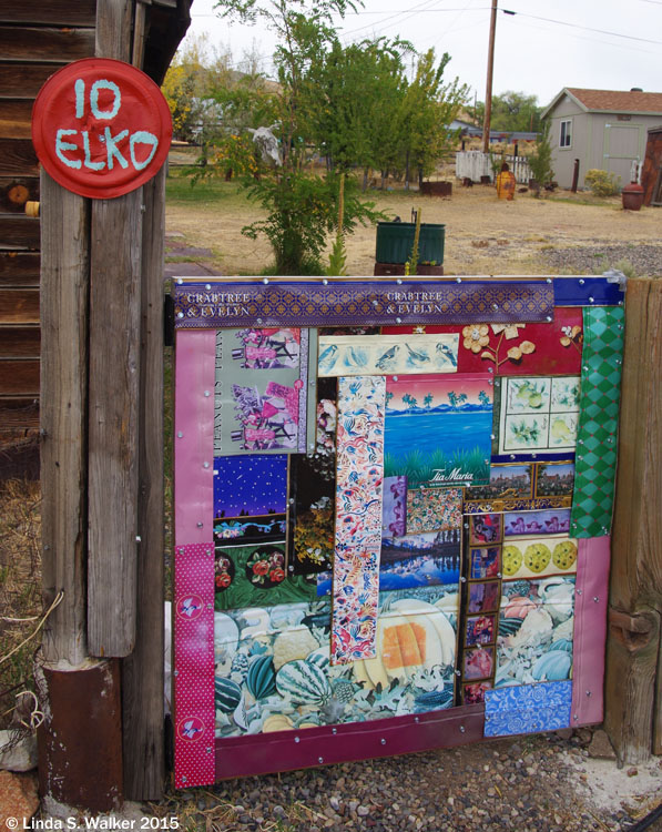 Patterned gate, Tuscarora, Nevada