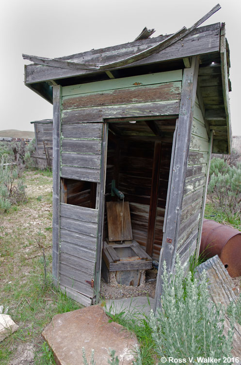 Outhouse, Sage, Wyoming