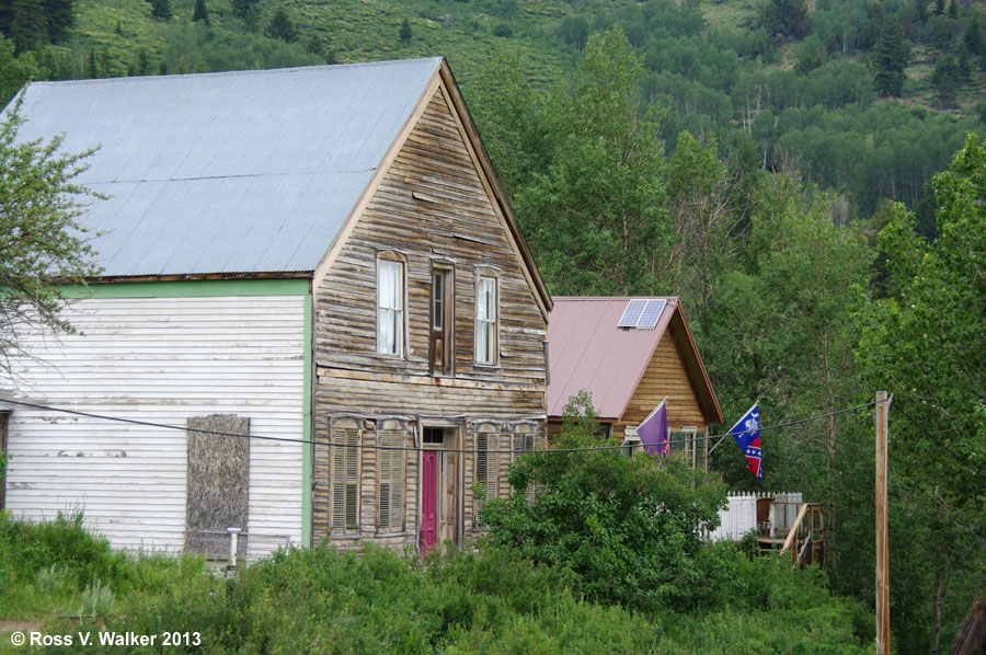 Two houses in Silver City, Idaho