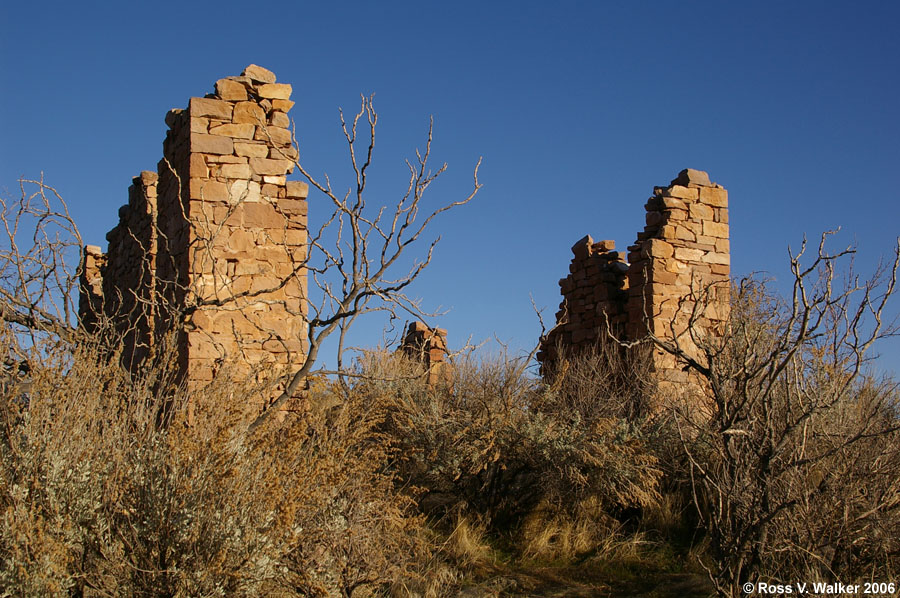 Stone ruins, Silver Reef, Utah