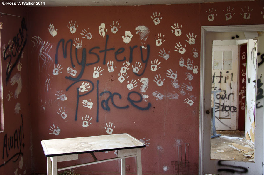 Abandoned motel office in Thompson Springs, Utah